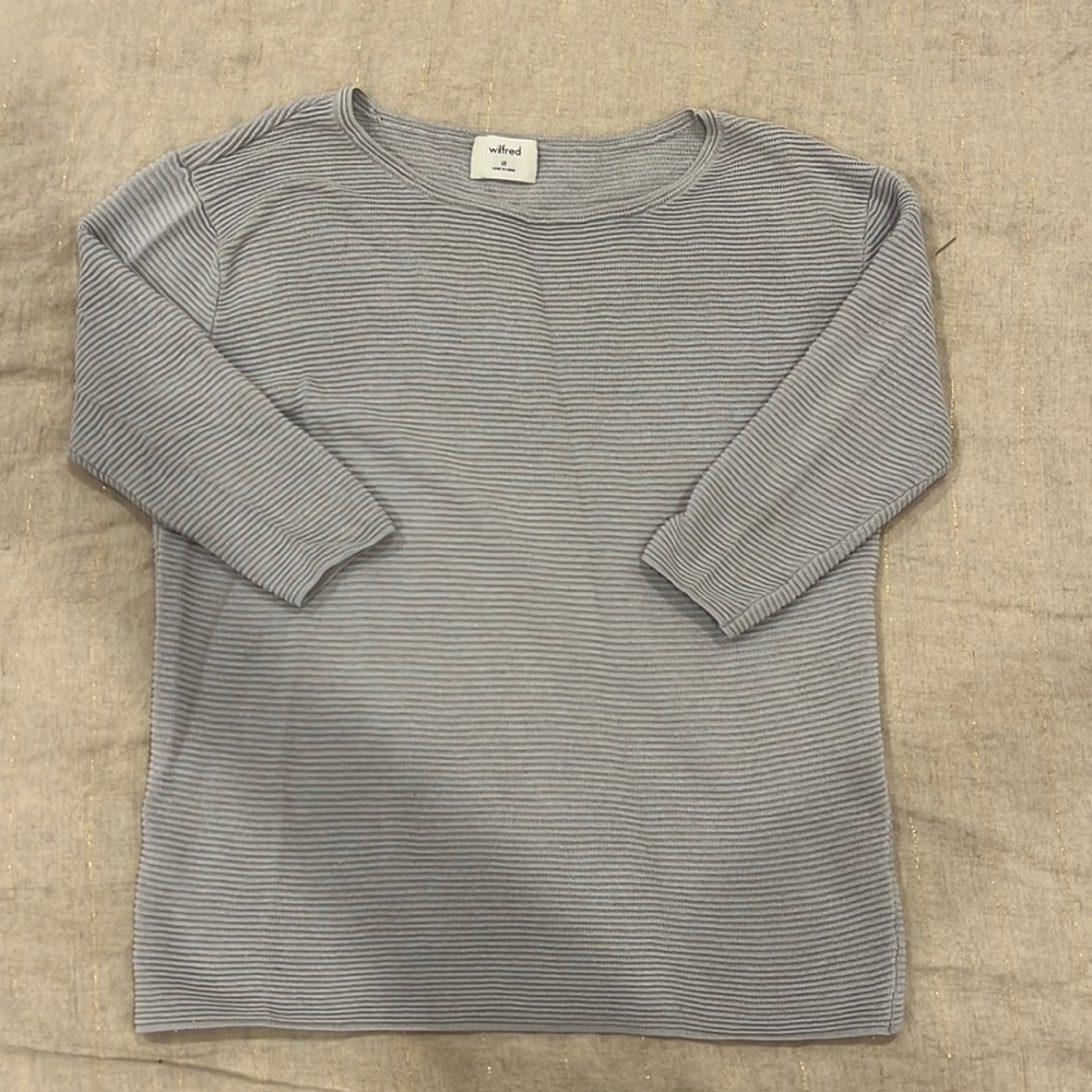 Wilfred free 3/4 sleeve sweater